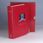 SK lege band met hoes met opdruk Nederland 4 rood