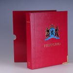 SK lege band met hoes met opdruk Nederland 7 rood